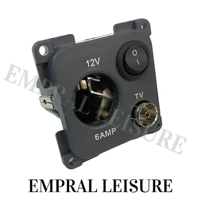 C-Line CBE TV Aerial Socket 12v Cigarette On/off Campervan Motorhome Caravan • £12.99