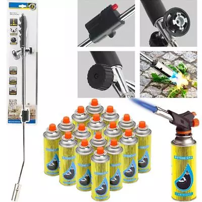 £9.95 • Buy Weed Burner Killer Wand Butane Gas Blowtorch Garden Outdoor Weeds Moss Fungus