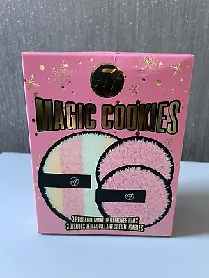 W7 Makeup Remover Cookie Cloth Ultra Soft Reusable Magic Gift Set X 3 New Xmas • £6