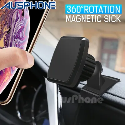 Universal Magnetic Magnet Dashboard Mobile Phone Holder Dash Car Mount Stand S24 • $13.95