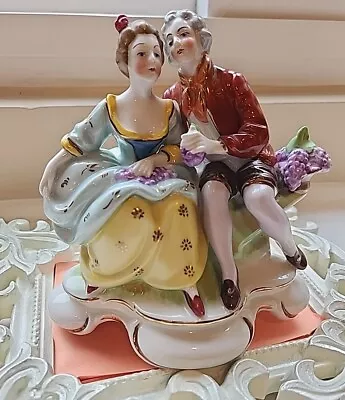 Dresden Hand Painted Couple Made In Germany • $199