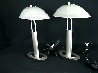 VINTAGE  Metal  Table Lamps  WITH KAOYI CORD Dimmer Switch 2=Lamps • $176.50