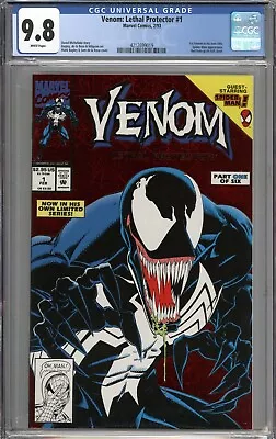 Venom Lethal Protector #1 CGC 9.8 NM/MT 1st Venom In His Own Title WHITE PAGES • $33