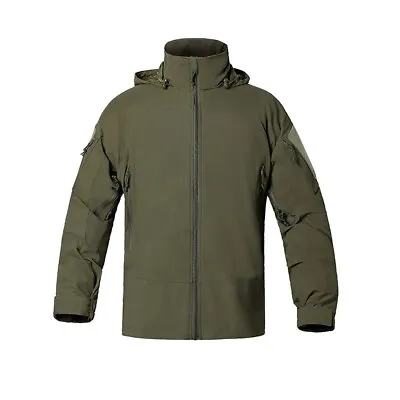 Windbreaker Men's Soft Shell Jacket Tactical Army Military PCU L5 Casual Hooded • $69.34