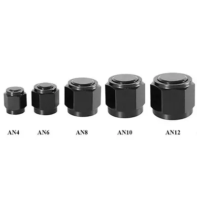 10Pcs 4AN 6AN 8AN 10AN 12AN Female Flare Fitting Cap Nut Block Off Fuel Hose Cap • $59.99