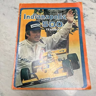 1974 Carl Hungness Yearbook Indy 500 Indianapolis Johnny Rutherford Cover • $13