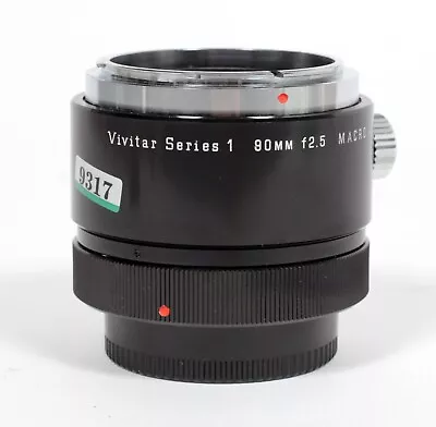 Macro Adapter For Vivitar Series 1 90mm F2.5 For Canon FD Mount #9317 • $39