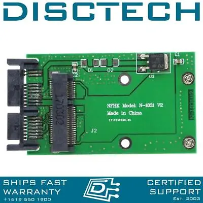 50mm Full-Height Mini PCI-E MSATA SSD To 1.8 Inch MICRO SATA Converter • $30