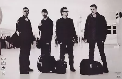 Poster : Music : U 2 - At Airport -    Free Shipping  !  #9047 • $27.97