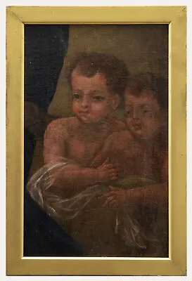 Framed 18th Century Oil - Study Of Two Putti • £241