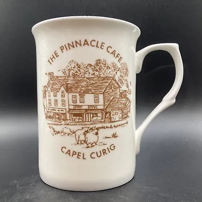 The Pinnacle Cafe Capel Curig Snowdonia Hand Decorated China Mug England Kirsty • £19.95