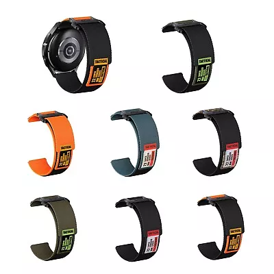 Watch Band 22mm Nylon Strap For Garmin Venu 2/Forerunner 745/Vivoactive 4/Active • $11.99