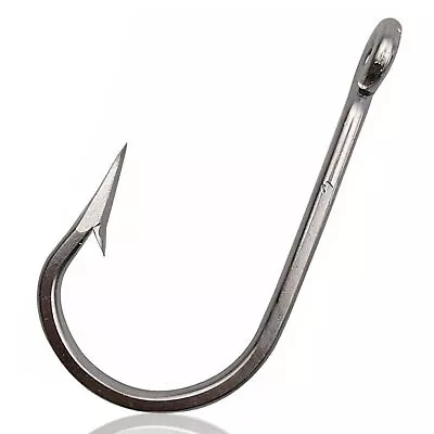 Saltwater Stainless Steel Fishing Hook Sea Demon Tuna Circle Hook Size 4/0-12/0 • $6.99