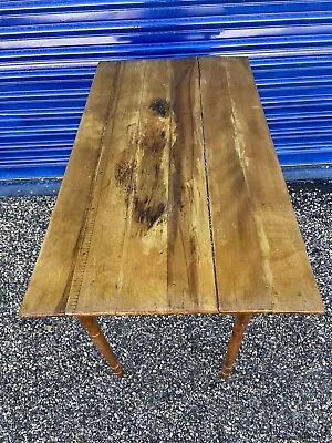 ANTIQUE  SIMPLICITY  FOLDING SEWING MEASURING TABLE 36” X 22X 30 Ruler Inlay • $179.99