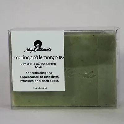 Moringa And Lemongrass Soap Antibacterial Natural Sensitive Skin • £9.99
