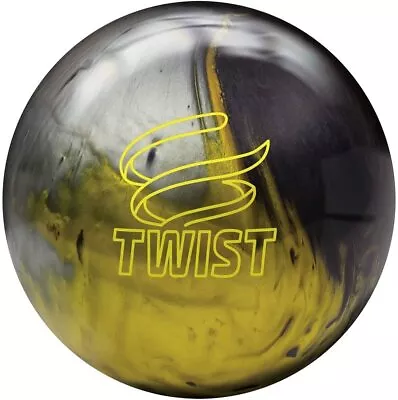 Brunswick Twist Black Gold Silver Bowling Ball • $79.95