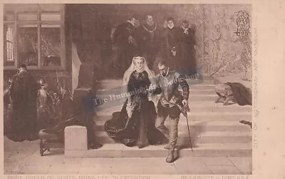 Mary Queen Of Scots Led To Execution Unused City Of Nottingham Art Museum P/card • £3.49