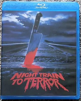 £7 • Buy NIGHT TRAIN TO TERROR (1985) - US Blu-Ray/DVD - Vinegar Syndrome