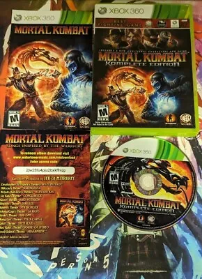 Mortal Kombat -- Komplete Edition (Xbox 360 2012) CIB Complete Tested Working • $34.99