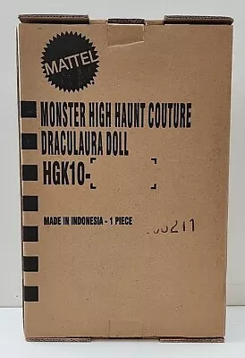 Mattel Creations Monster High Haunt Couture Draculaura Doll Brand New/Sealed • $549.95