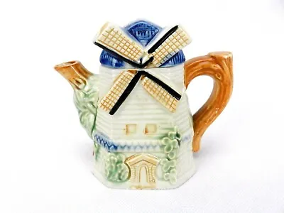 Porcelain Miniature Teapot 2-Piece Windmill Made In Japan Vintage • $14.95