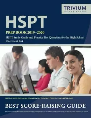 HSPT Prep Book 2019-2020: HSPT Study Guide And P- Team 9781635303254 Paperback • $3.97