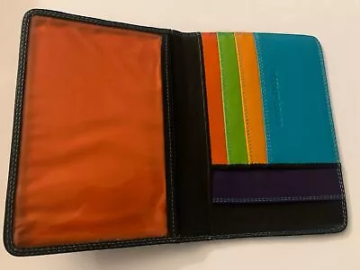 Mywalit Leather Passport Document Holder Wallet Card Slots Travel Organizer • $29.95