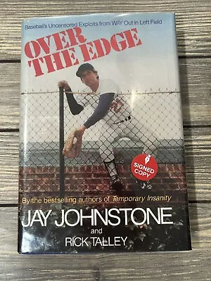 Vintage 1987 Over The Edge Hardcover Book Jay Johnstone Signed Autographed • $35.99