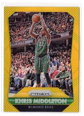 2015-16 Panini Prizm Gold Khris Middleton /10 • $87