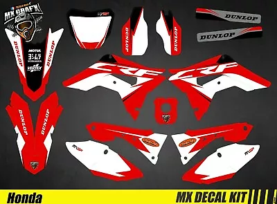 Kit Deco Motorcycle For / MX Decal Kit For Honda Crf - Red • $132.98