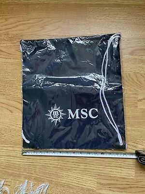 Brand New MSC Cruises Voyagers Club Drawstring Bag Collectors Memorabilia Travel • £3.99