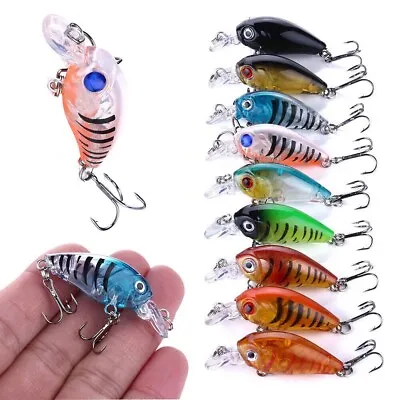 $14.95 • Buy 9 X Trout Fishing Lures Flathead Bream Perch Lure Redfin Bass Lures Tackle