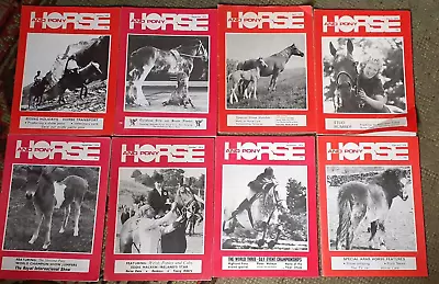 6 Issues Horse And Pony Magazine 1974 1975 • £10