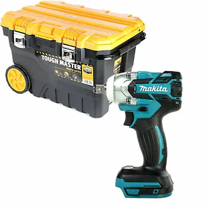 Makita DTW285 18V Brushless Impact Wrench With 28'' Tool Box Chest On Wheel • £469.99