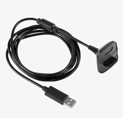 Controller Charging Cable - Black For Microsoft Xbox 360 Controller • $8.99