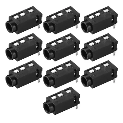 3.5 Mm Audio Jack Connector PCB Mount Female Socket 4 Pin PJ-320A 10pcs • £3.34