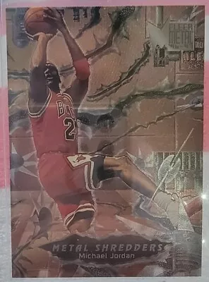 1996-97 Fleer Michael Jordan Metal Shredders #241 Chicago Bulls Hof Goat • $10