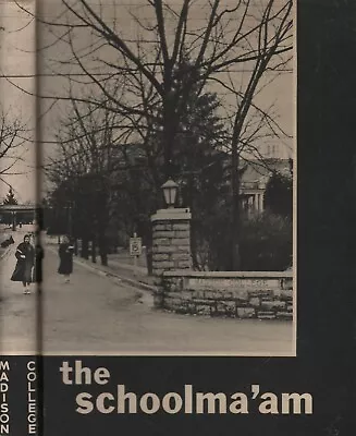 College Yearbook Madison College Harrisonburg Virginia Schoolma'am 1955 • $39.99