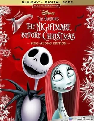 Holiday Blu-ray - The Nightmare Before Christmas Sing-Along Version (New)W/SLIP! • $9.75