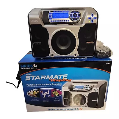 Sirius XM Starmate Replay Satellite Radio Boombox & Remote - New Open Box • $149.95