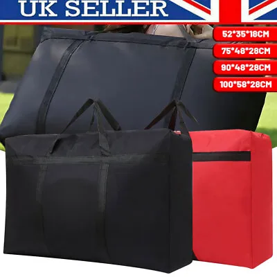 Waterproof Heavy Duty Oxford Bag Camping Moving Storage Bag W Zips • £8.99