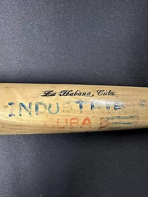 Vintage Authentic Cuban Professional Baseball Bat Industriales 33” La Habana • $14.99