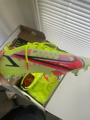 NEW Nike Mercurial Vapor 14 Elite SG Anti Clog ACC Yellow/red  • $170