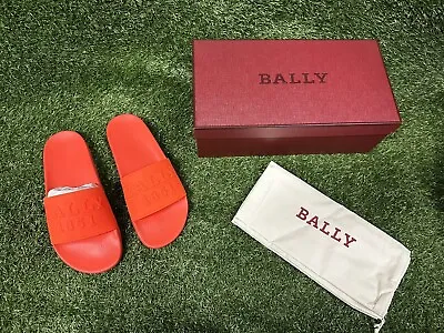 Bally Slaim Arancio Rubber Sandals MEN'S • $119.99