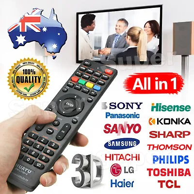 $5.85 • Buy Universal TV Remote Control LCD/LED For Sony/Samsung/Panasonic/LG/TCL/Soniq AUS