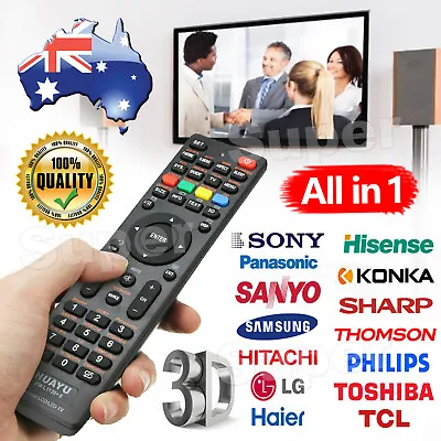 Universal TV Remote Control LCD/LED For Sony/Samsung/Panasonic/LG/TCL/Soniq AUS • $5.95