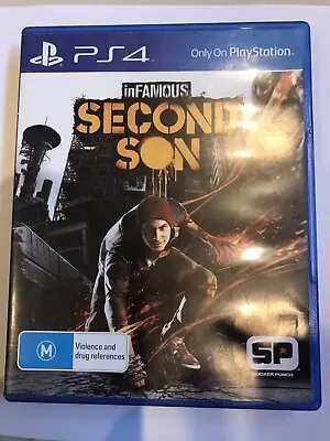 PlayStation 4 PS4 InFamous Second Son Game Rated M • $19