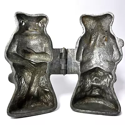 Pewter Ice Cream Mold Frog Candy Chocolate Eppelsheimer 653 Antique • $89.92