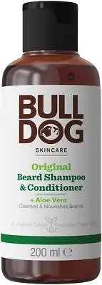 Bulldog Mens Skincare And Grooming Original 2-in-1 Beard Shampoo And 200ml • £5.81