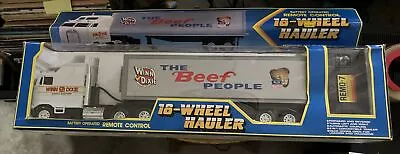 Vintage Winn Dixie 18-Wheel Hauler Remote Control Semi Truck   NOS  1987 • $30